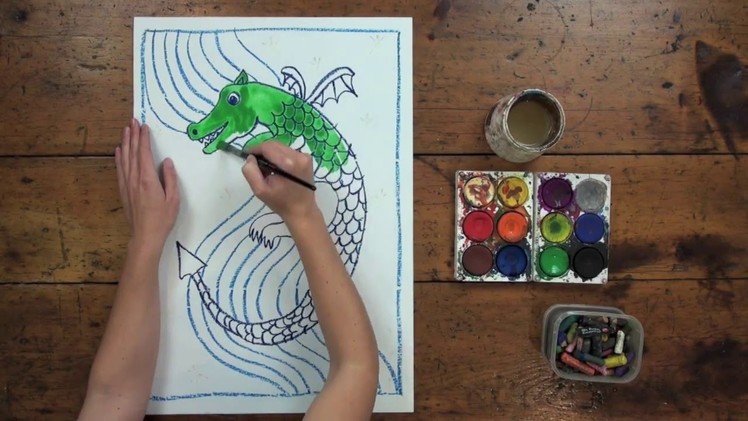 How to draw a dragon - Step by Step Art Lesson