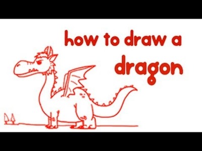 How to Draw a Dragon | Step By Step Drawing for Kids | Educational Videos by Mocomi