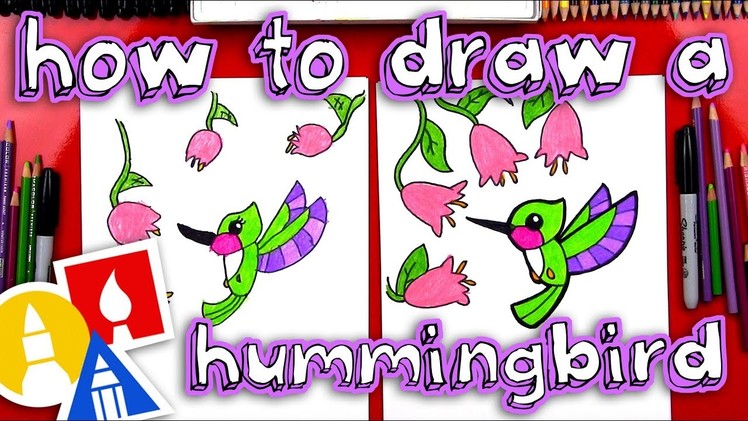 How To Draw A Hummingbird (for young artists)