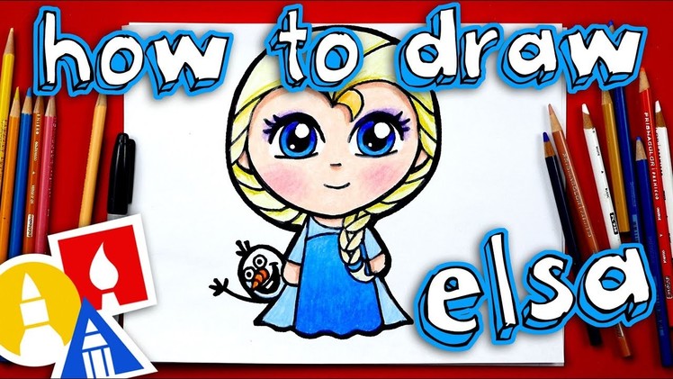 How To Draw Elsa **NEW**