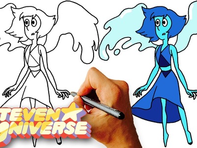 How to Draw Lapis Lazuli (Steven Universe) Kids Art Lesson