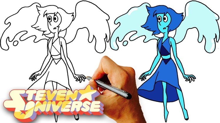 How to Draw Lapis Lazuli (Steven Universe) Kids Art Lesson