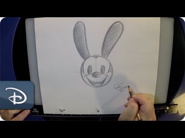 How-To Draw Oswald the Lucky Rabbit | Walt Disney World
