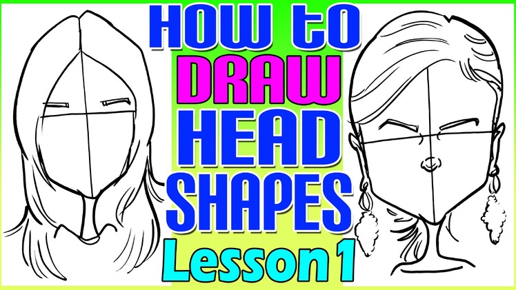 How To Draw Quick Caricature Head Shapes Lesson 1