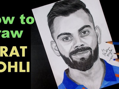 How to draw Virat Kohli | Artist Shubham Dogra
