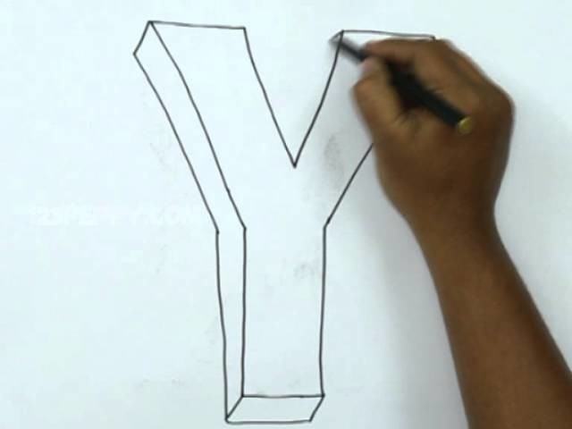 How to Draw Y in 3D