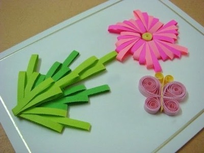 How to make Quilling Comb Flowers | Quilling Comb Flowers
