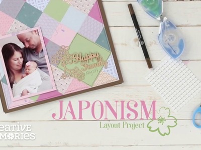 Japonism Layout Project by Creative Memories