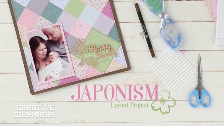 Japonism Layout Project by Creative Memories