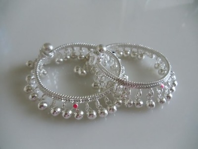Latest Baby Girl Silver Anklets Designs