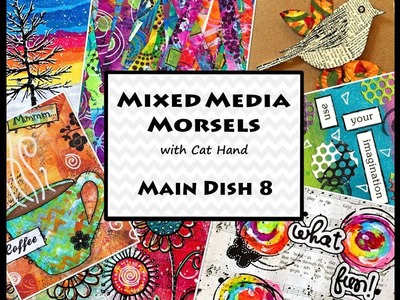 Mixed Media Morsels, Main Dish 8 - Altered Puzzle Piece Ornaments
