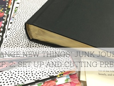 My 1st Junk Journal Prep - Tearing, Cutting, Gluing