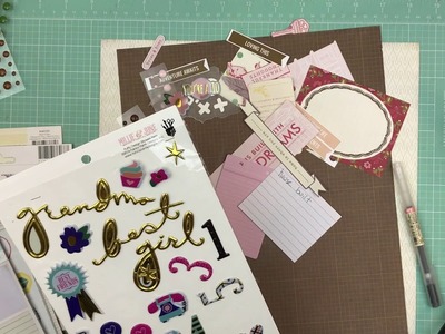 Page Kit Prep: Adding Embellies to 5 page kits -Video #5