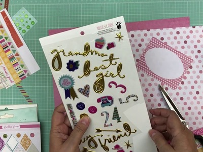 Page Kit Prep: Adding Embellies to 3 page kits -Video #7