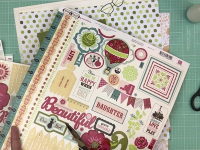 Page Kit Prep: Adding Embellies to 2 page kits -Video #12