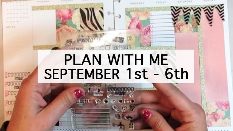 Plan With Me - Decorating the Happy Planner Sept. 1st - 6th