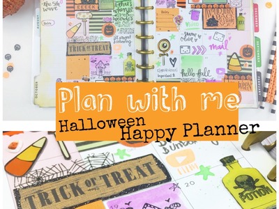 Plan with Me. Halloween! ( Mambi Happy Planner)