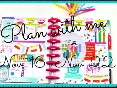 Plan with me!| The Happy Planner by Me & my Big ideas| scrapbook paper!
