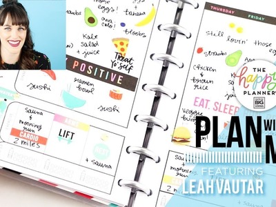 Plan With Me!. The MINI Happy Planner® - Fitness!. Feat. Leah!