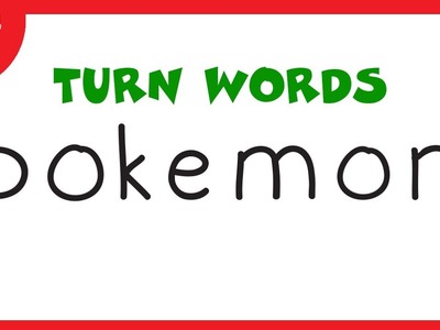 Pokemon Go Drawing | How To Turn Words POKEMON into Cartoons Pokemon Go for kids – Wordtoons #77 ✔