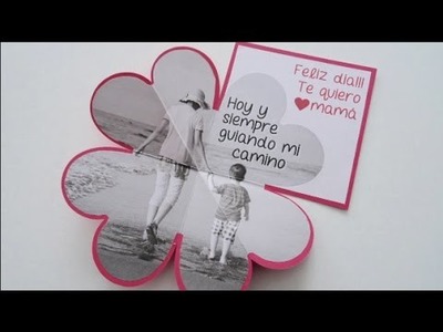 POP UP HEART CARD - MOTHER'S DAY. SCRAPARIZATE
