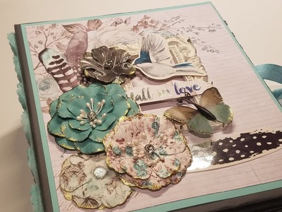 Prima Zella Teal Album for Country Craft Creations