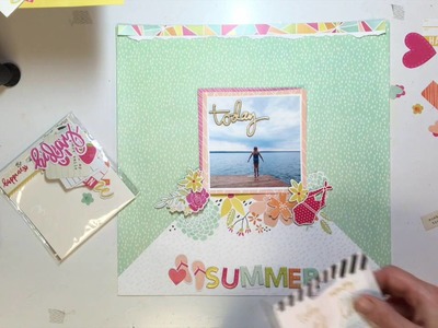 Scrapbooking Process #21- This is Summer