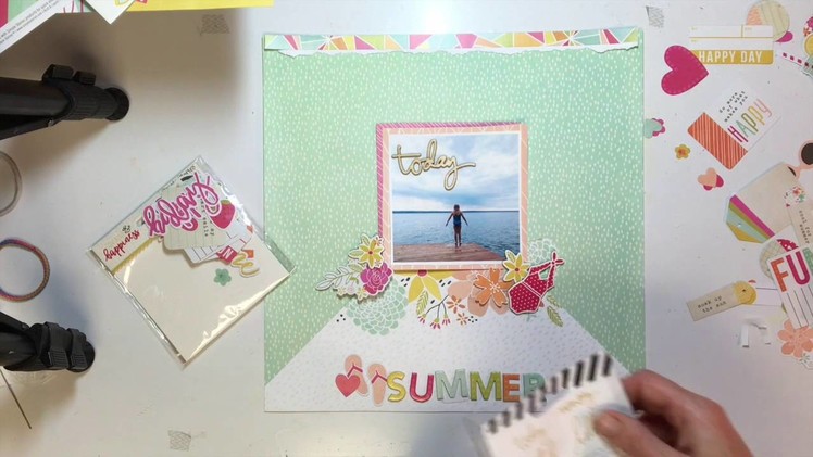 Scrapbooking Process #21- This is Summer