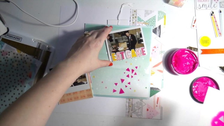 Scrapbooking Process Video ~ Happy Bday Rohan ~ Double Fail & Guest Take Over!