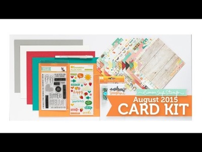 Simon Says Stamp August 2015 Card Kit Reveal & Inspiration with Shari Carroll