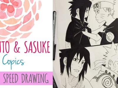 Speed Drawing - Naruto & Sasuke | Naruto Shippuden