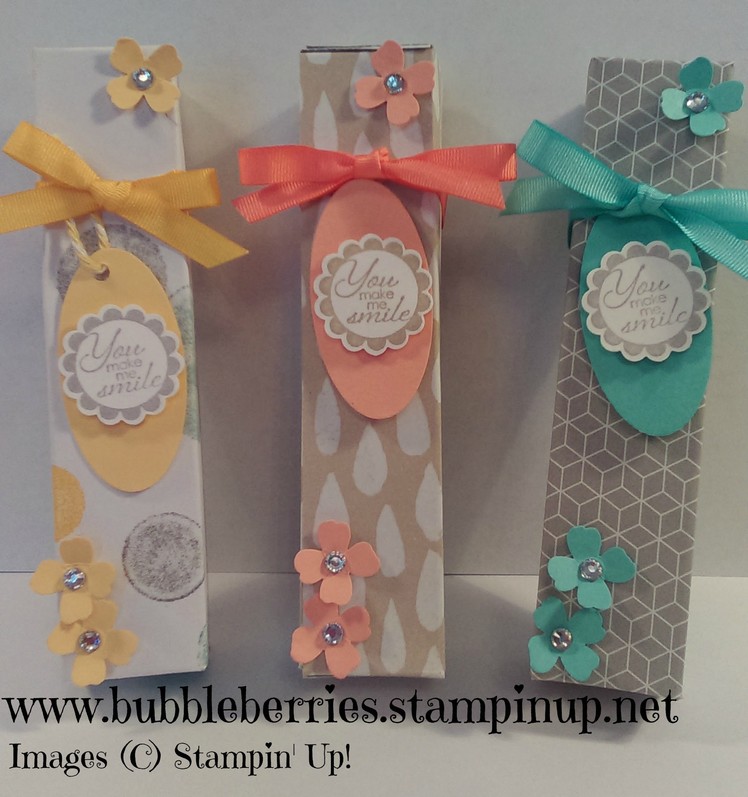 Stampin' Up! - Tall, Slim Gift or Treat Box