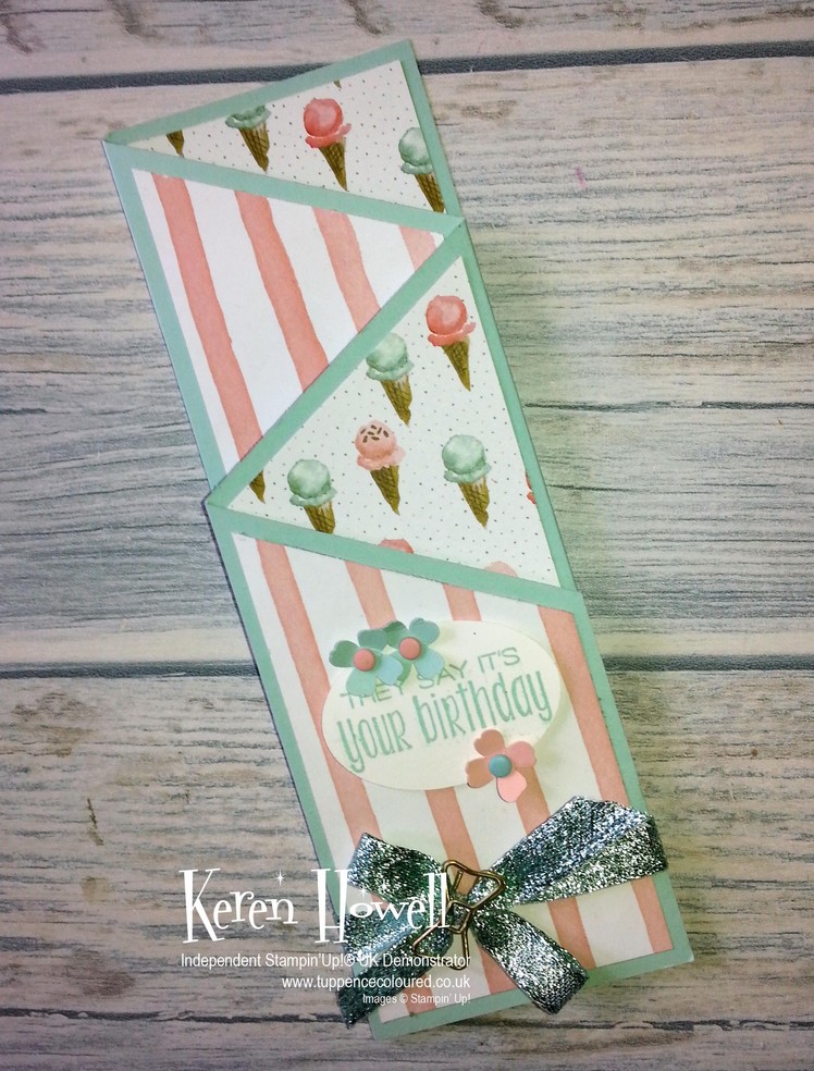 Stampin' Up!  Zigzag card