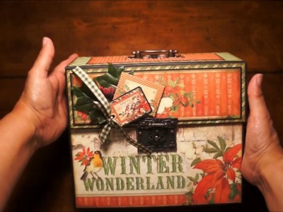 Winter Wonderland Graphic 45 Mini Album By Nostalgique
