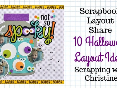 10 Halloween Scrapbook Layout Ideas