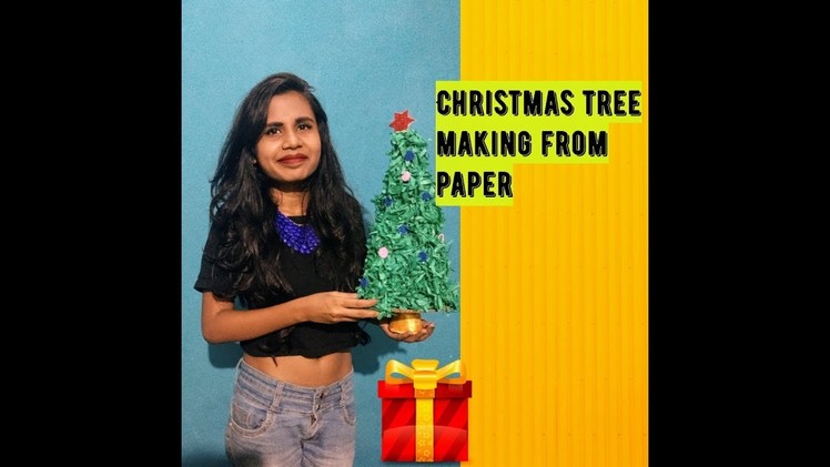3D Paper Christmas Tree | How to Make a 3D Paper Xmas Tree DIY Project | Pooja bera