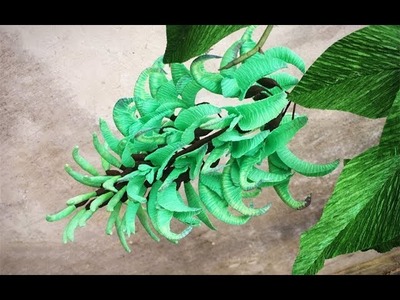 ABC TV | How To Make Jade Vine Paper Flower From Crepe Paper - Craft Tutorial