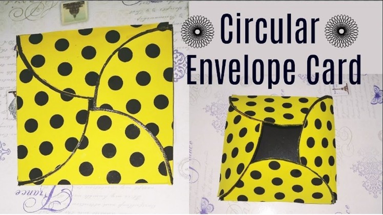 Circular Envelope Card Tutorial | Scrapbook Ideas