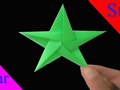 Cool Origami Star.  How to Make  Things Out Of Paper. Diy Ninja Star