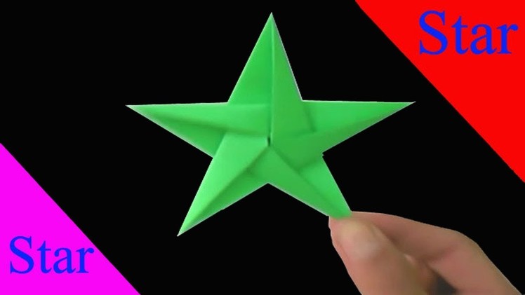 Cool Origami Star.  How to Make  Things Out Of Paper. Diy Ninja Star