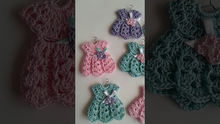 Crochet Baby Shower Souvenir - Mini Dress