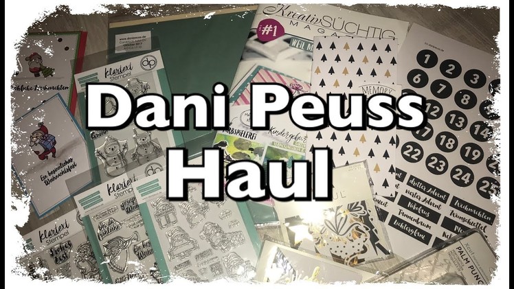 Dani Peuss Haul (deutsch), December Daily, danidori, memory notebook, scrapbook, diy