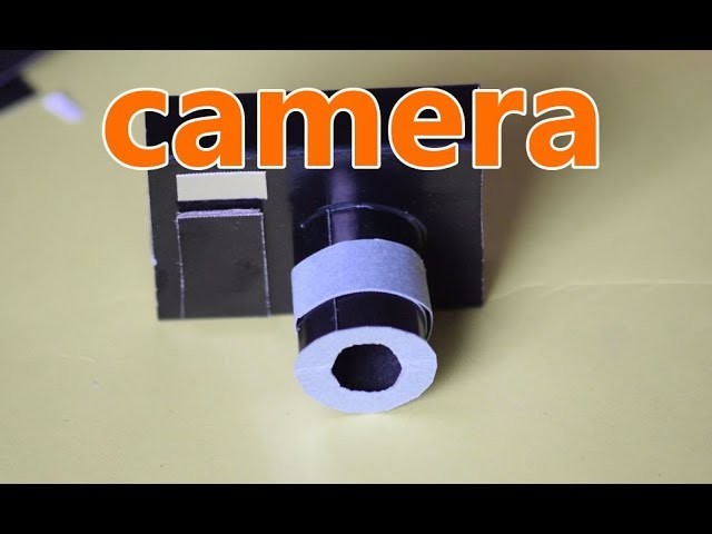 DIY- How TO Make An Awesome Camera with paper II easy Tutorials II Craft making. 
