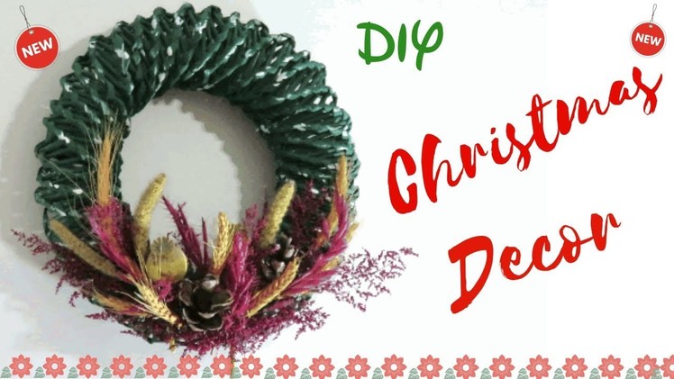 DIY: How to make Christmas wreath decor | Christmas decor