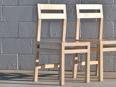 DIY Modern Plywood Chair | How To Make Two Chairs From One Sheet | #rocklerplywoodchallenge