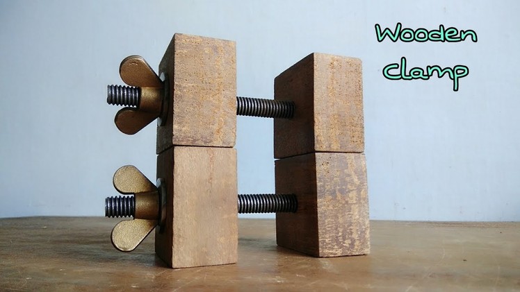 DIY Wooden Clamp Simple To Make || How To Make Clamp