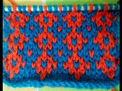 Double Colour Knitting Pattern # 59 (with graph)