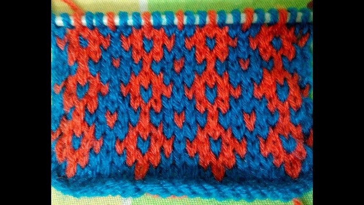 Double Colour Knitting Pattern # 59 (with graph)