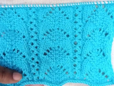 Easy Single Color Knitting Pattern No.80|Hindi