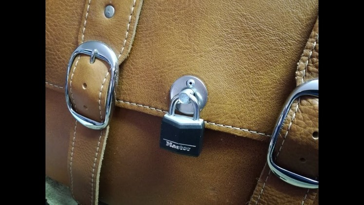 Factory Indian Scout Saddle Bag Locks: How To